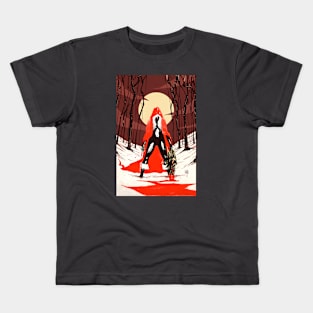 Red Hidding Hood Shirt Kids T-Shirt